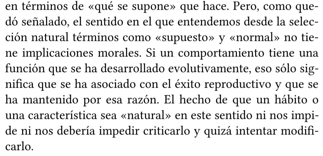 Oscar_Teix's tweet photo. La falacia de apelación a la naturaleza, de corte evolucionista, explicada por Peter Godfrey-Smith (2014). https://t.co/uXOigDzxRf