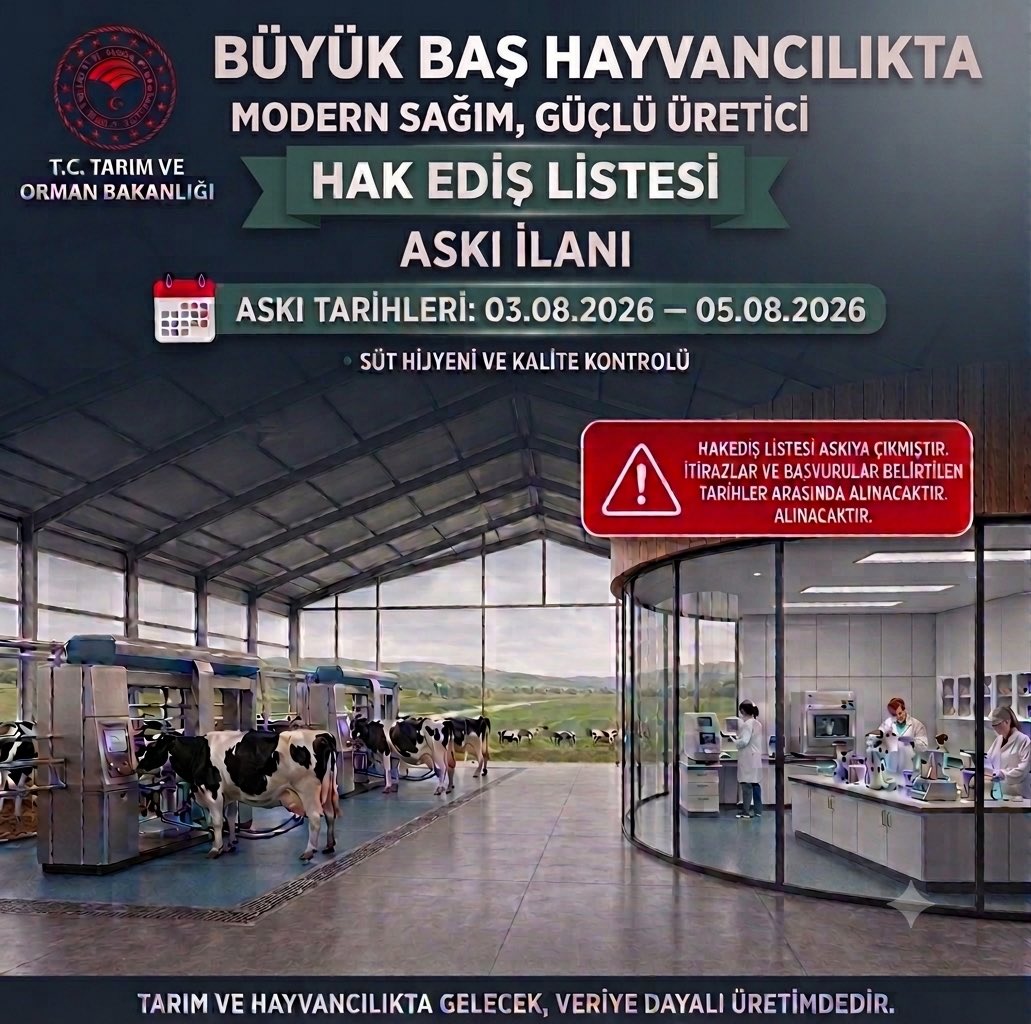 zonguldaktarim's tweet photo. 📌 Modern Sağım Güçlü Üretici Projesi 🥛🐮

Tarım ve Orman Bakanlığı Hayvancılık Genel Müdürlüğü destekli "Modern Sağım, Güçlü Üretici: Büyükbaş Hayvancılıkta Süt Hijyeni Projesi" değerlendirme sonuçları açıklandı!

https://t.co/eWy4E80s7P

@TCTarim 
@ibrahimyumakli 
@Agan7174 https://t.co/2r8l9uqDDX
