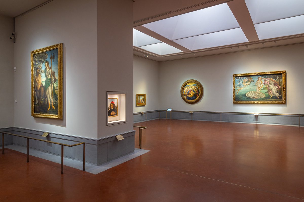 UffiziGalleries's tweet photo. Nelle nuove sale di #Botticelli agli #Uffizi è riservato un posto speciale a due opere straordinarie.
Grazie alle nuove teche espositive, trovano oggi una collocazione d'eccezione le “Storie di Giuditta” e l'“Uomo con medaglia di Cosimo il Vecchio”. https://t.co/Rxwtfsn5M5