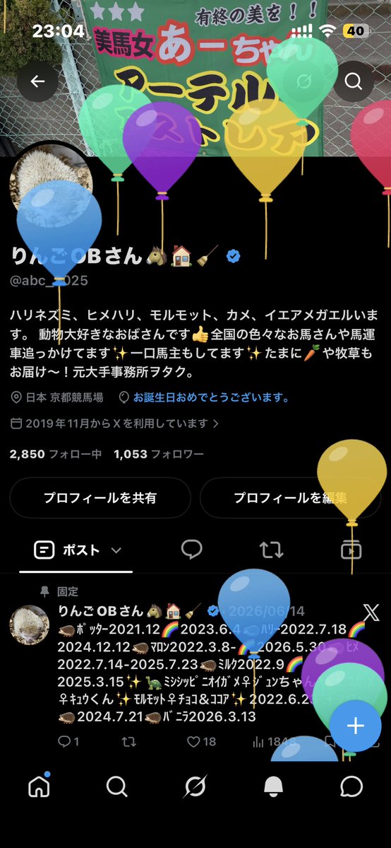 abc_2025's tweet photo. あたいも載せとこw
風船とんだ！ https://t.co/8fREhetQXM