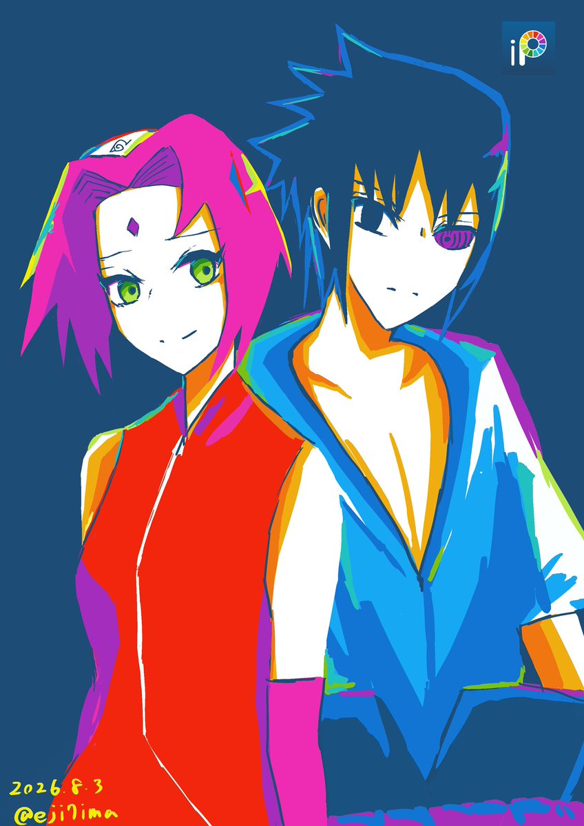 eji7ima's tweet photo. ibisPaint challenge 🎨
 #サスサク  #sasusaku https://t.co/CGJllVFnSI