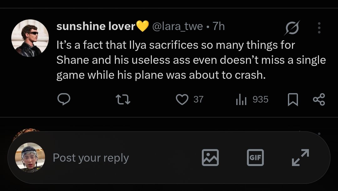 hjpsluvr's tweet photo. can't like comments defending ilya cuz then they have some replies saying some bullshit like this https://t.co/hKZLXXt1PV
