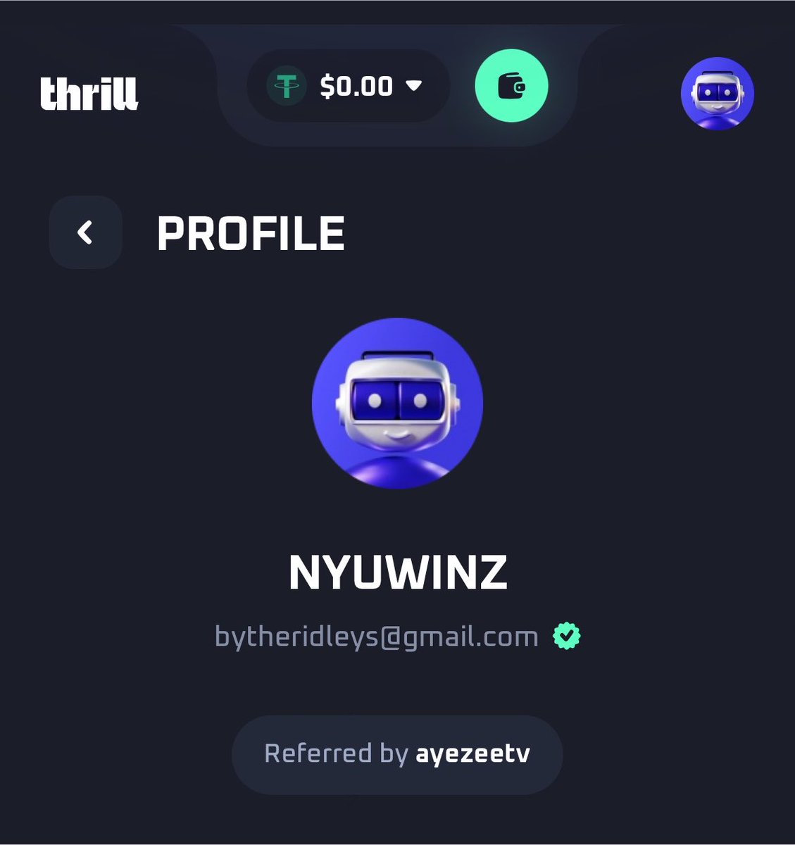 nyuwinz's tweet photo. @AyeZee @Thrill_com happy 1 year, @Thrill_com ! 

just signed up under your code and already vibing with the site 🔥 already locked in and can’t wait for everything y’all got coming !!

🆔: nyuwinz https://t.co/35NpFVTTdH