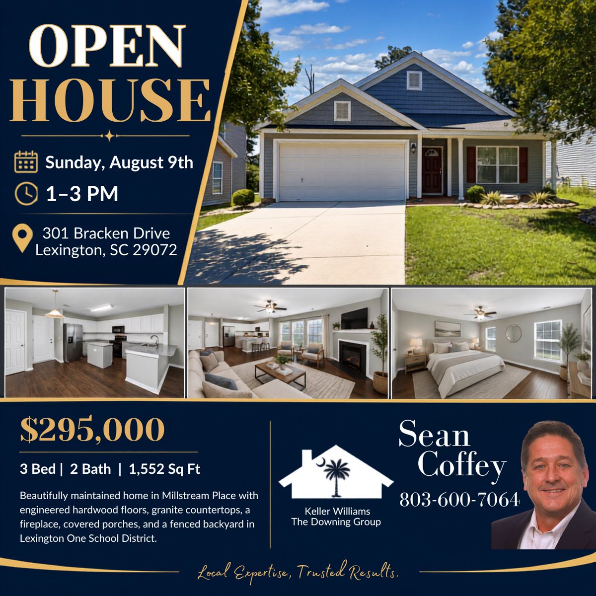 lakewoodbrent's tweet photo. π‘ Lexington, SC Open House
π 301 Bracken Dr.
π
Sunday, Aug. 9
β° 1β3 PM
π² $295,000
ποΈ 3 beds | π 2 baths
π 1,552 sq. ft.
Sean Coffey
π 803-600-7064
#LexingtonSC #OpenHouse #SCRealEstate #LexingtonRealEstate https://t.co/jQ7WsPrwXS