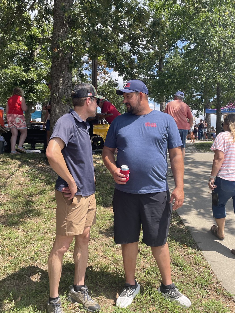 VoteJakeVogel's tweet photo. A beautiful day meeting everyone at the Osage Bend Parish Picnic yesterday! Vote Jake Vogel tomorrow, August 4! https://t.co/HgoNnWTUaj