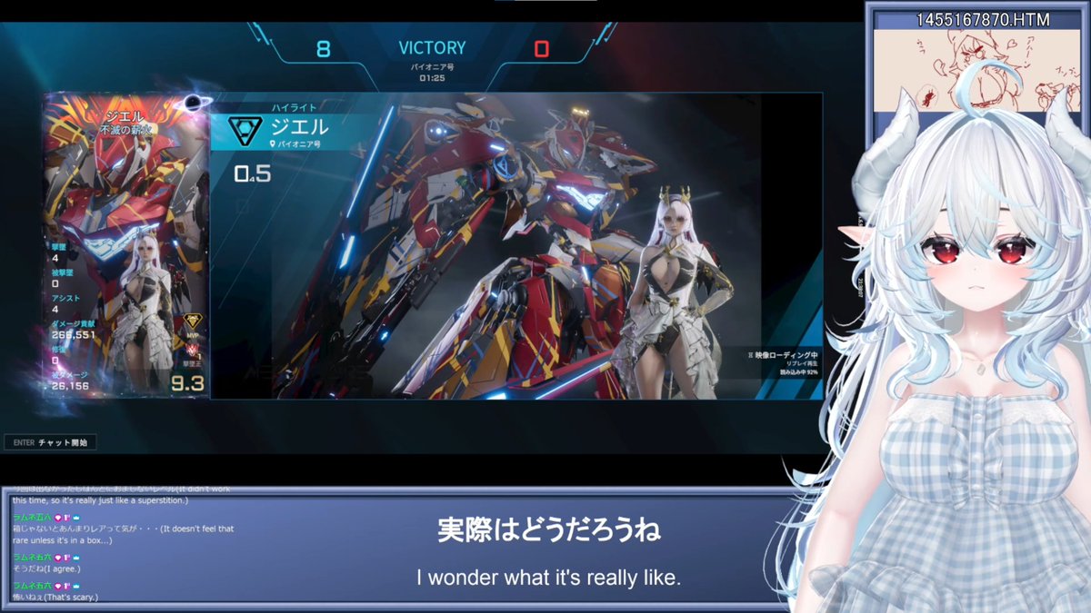 Ziel_GL's tweet photo. 配信終了しました！ 
視聴、コメント、レス、ありがとうございました！
今日のMecha BREAKはやれることは全部やった！ 
スパロボ30はずっと同じ敵の繰り返し(´・ω・｀) https://t.co/oWD1OrlKUA