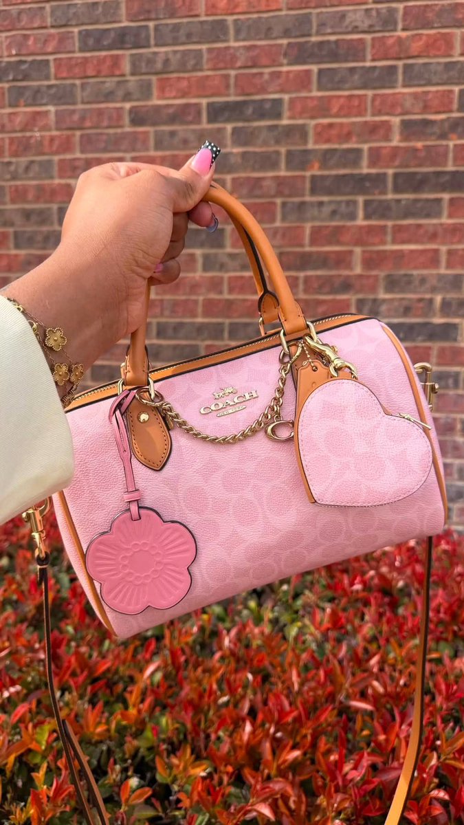 Jessylpdg's tweet photo. Coach powder pink was so beautiful I had to buy everything 🥵🩷✨ https://t.co/kcZiPZ0yeX