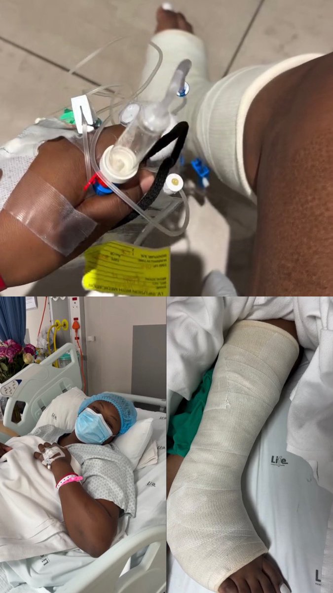 sanelenkosiii's tweet photo. Wishing the beautiful influencer Grace Mondlana a smooth &amp; speedy recovery. 
After suffering a torn and sprained ligament that required surgery, she also underwent an electroencephalogram (EEG), which revealed an underlying neurological condition. https://t.co/iFHcDP8D5s