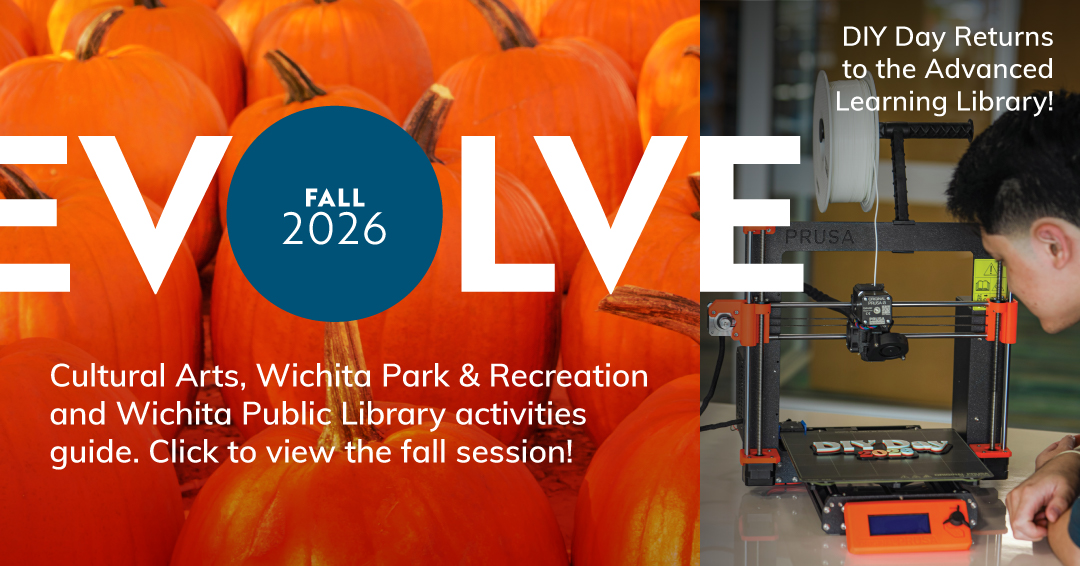 ICTParksandRec's tweet photo. Fall class registration opens today! The Evolve activity guide brings together exciting offerings from CityArts, Wichita Park &amp; Rec, and the Wichita Public Library - all in one place! View the guide online and register today at https://t.co/PPQftZGbu5 https://t.co/S0t99soZwV
