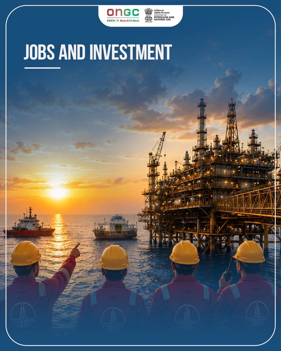 ONGC_'s tweet photo. #YouAreEnergy #EnergyNowAndNext #AtmanirbharBharat #ViksitBharat
@PMOIndia | @narendramodi | @PetroleumMin | @HardeepSPuri | @OfficeofHSP | @TheSureshGopi | @Secretary_MoPNG | @neerajmittalias https://t.co/PBY7YEGO5G