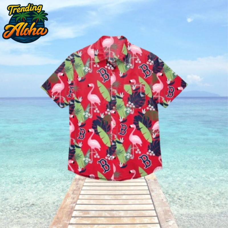 TrendingAloha's tweet photo. The Boston Red Sox Flamingo Monstera Floral Tropical Summer Aloha Hawaiian Shirt brings together MLB tradition and tropical design.
Visit at: https://t.co/1xuxKvLkOb
 #trendingaloha #alohashirt #hawaiianshirt #mlbhawaiianshirt #BostonRedSox #TropicalPrint #FlamingoStyle https://t.co/nO0lX5sF10