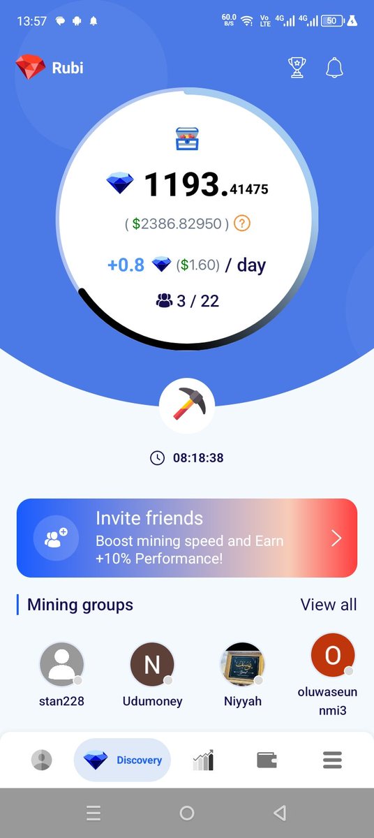 OnwukweToochukw's tweet photo. Time to help some friends with #RUbi KYC fees
It takes a few number of $RBL as fees to complete Rubi Block KYC and I will be helping some of you with it.
Post a screenshot of your Rubi Block account under my team. I will be choosing 5 of you as the lucky ones.
If you haven't joined Rubi Block yet , feel free if you wish, using my invite code 👉 DDOLLAR23
Here is the link to download the app on Google Playstore 👇
https://t.co/1fh6sGrf1T