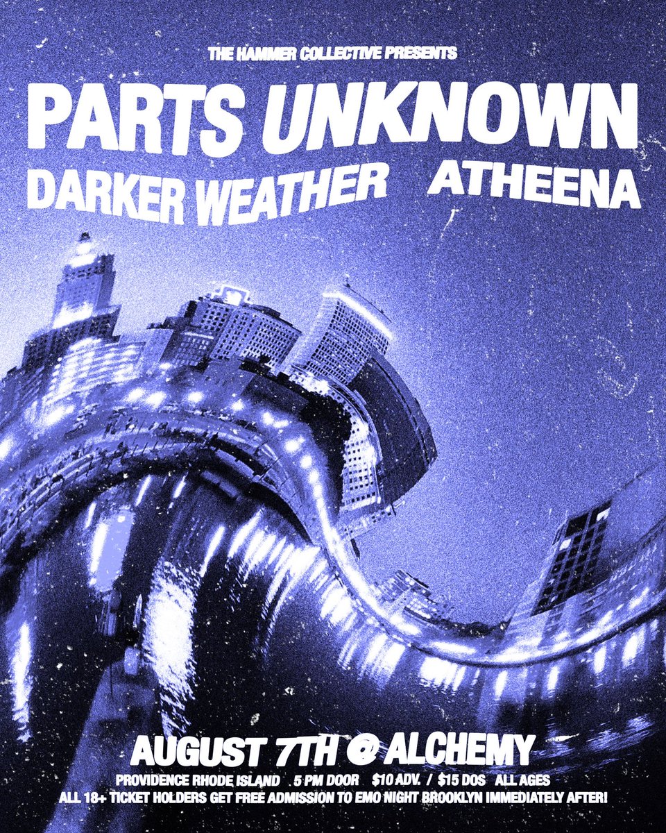 darkerweatherma's tweet photo. We just got added to this last minute show on Friday!! 

Ticket link : https://t.co/hUIXeLlg2c https://t.co/dhUZkm6acf