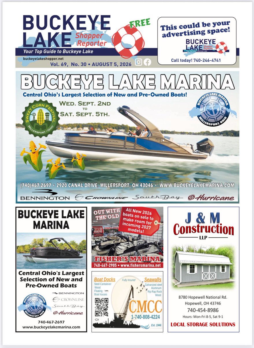 blshopper's tweet photo. Brighten your businesses future when you advertise in the Buckeye Lake Shopper! 740-246-4741 https://t.co/zbLGiHGpzO https://t.co/irJLfeuvp2