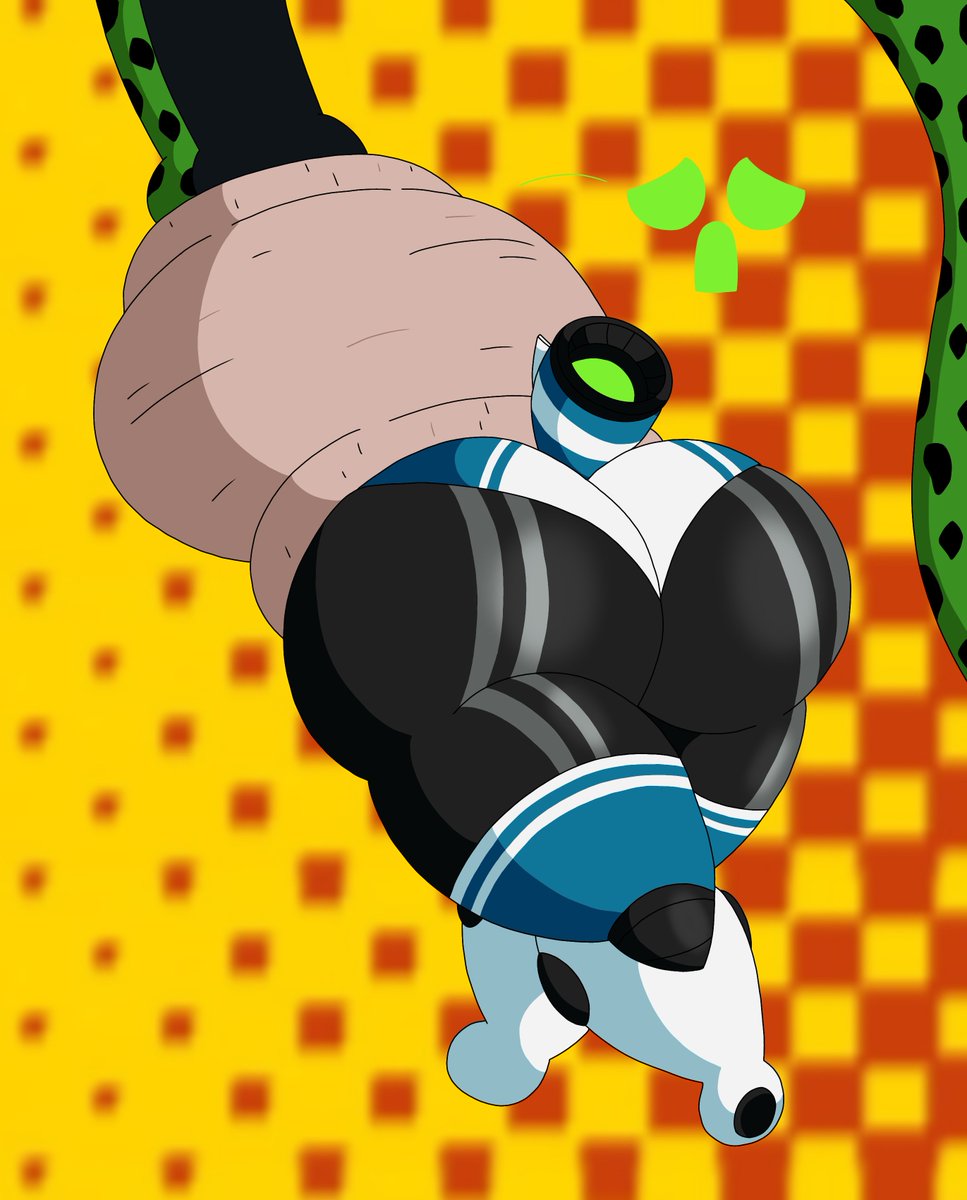 BootyCell's tweet photo. Cell ends up in the wrong timeline, but he didn't leave without a turbo-snack, and a new form

#cellabsorbs #tailvore #projectturboblast #tempo https://t.co/CKRFaFt8iC
