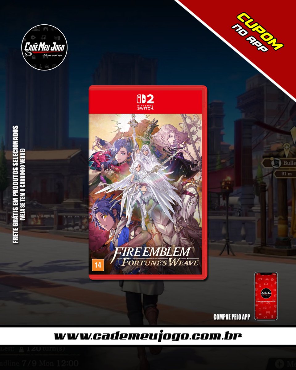 CadeMeuJogo's tweet photo. Adquira já o seu Fire Emblem Fortune's Weave na Cadê Meu Jogo.

Compre no site:
https://t.co/dcWTDkE8Q5

Loja física:
Rua Bernardo de Vasconcelos, 475, Loja A, Realengo, Rio de Janeiro, RJ 

Baixe o nosso app no Google Play.

Fale conosco!
(21) 98386-9431
(21) 3496-9015
⠀ https://t.co/UYF5pcnzKg