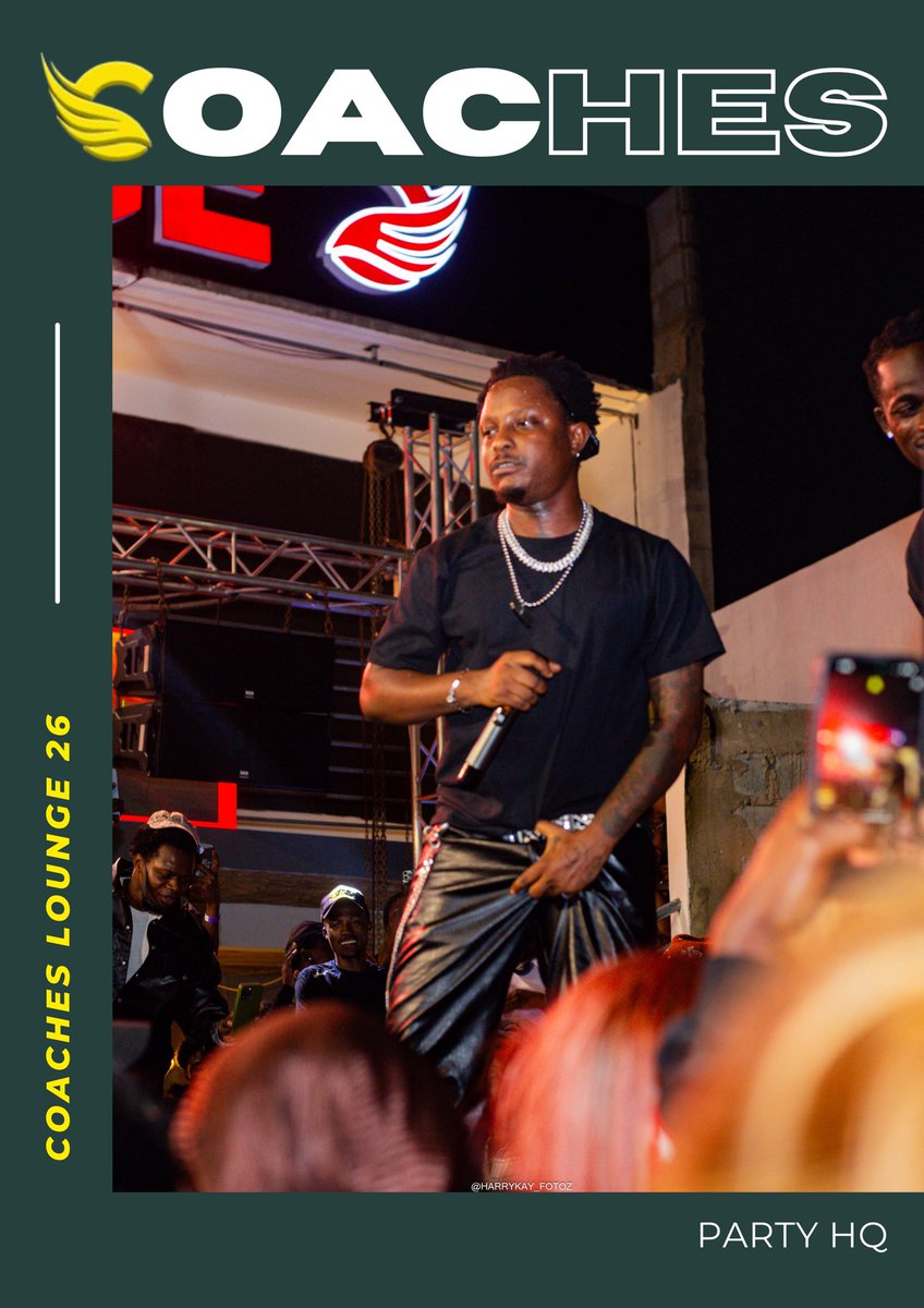 enjoyment_gov's tweet photo. The energy was unmatched from start to finish! 🔥🖤

Kelvyn Boy took over the stage with his bangers and gave everyone a night to remember at Coaches Lounge. 🎤🍾 https://t.co/yUrhPU8wds