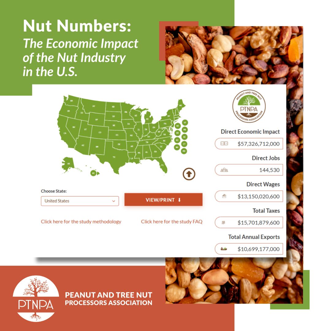 NutIndustry's tweet photo. The Nut Numbers data goes beyond national figures — you can explore economic impact of the nut industry by state at https://t.co/St0xhdI7sV https://t.co/D0DvV4GbCk