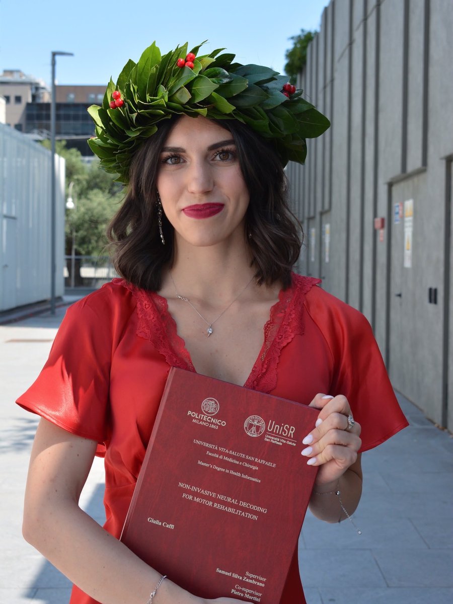 polimi's tweet photo. The Master's Degree Programme in Health Informatics celebrates its first graduate, Giulia Caffi. A significant milestone for the programme, established through the collaboration between @polimi and @MyUniSR, offering an international, multidisciplinary education that combines medicine, computer science and artificial intelligence.

Read the full article: https://t.co/KbTlWNAEtA