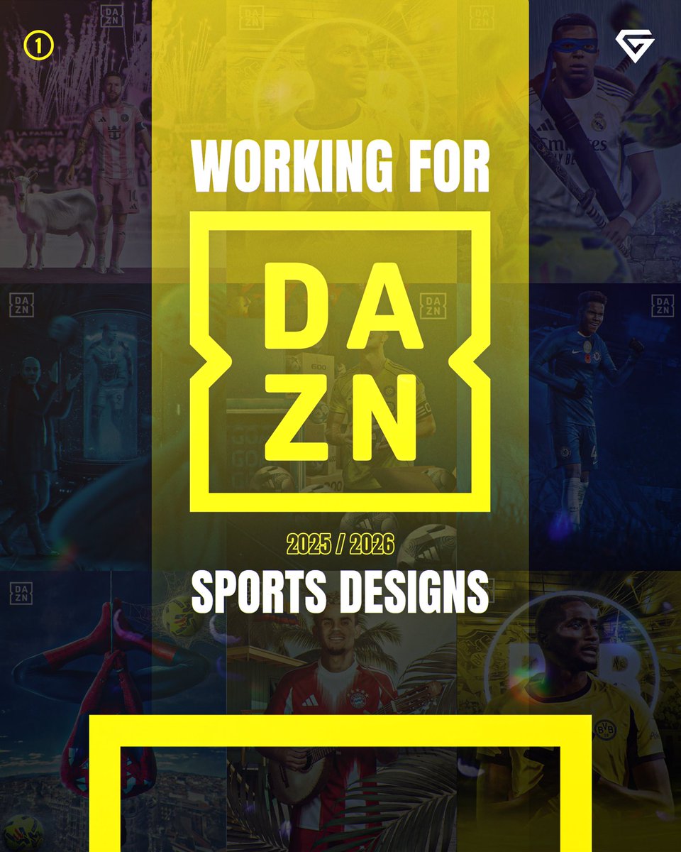 GaserW68168's tweet photo. Excited to share the first part of my work for @DAZN .

A collection of sports visuals where I explored new creative directions, refined my style, and pushed every detail to deliver strong, impactful designs 

Full project link https://t.co/MyA8L19wcd
-

#dazn #smsports #sport https://t.co/LlB1M66j3a