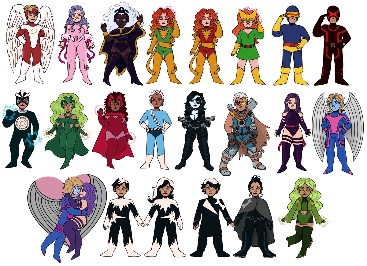 polarivere's tweet photo. collection of little guys so far #xmen https://t.co/NcuJN3MeIK