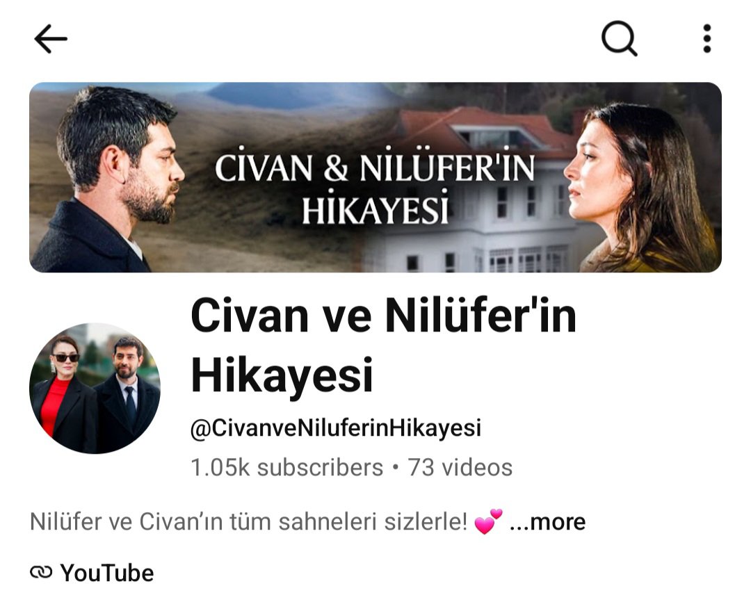 seemab_diary's tweet photo. Funny how some people keep saying "no one watches CivNil." Yet the official Sevdiğim Sensin team created a separate YouTube channel dedicated only to Civan &amp; Nilüfer's story so fans can enjoy their journey. Actions speak louder than words 😁😚 #SevdiğimSensin #CivNil https://t.co/NAlhB2u0re