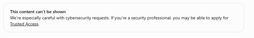 MillennialMike7's tweet photo. What kinda BS is this? I'm creating an algorithm for a sports platform, not doing NSA-level cybersecurity work. 

Are we going backward as a society where we're gating knowledge and access to technology like they use to do with cryptography? I understand that there are work arounds, but as someone that pays a monthly SAAS fee, this should be seamless. You shouldn't need to be a cyber security professional to create a sports platform algo.
