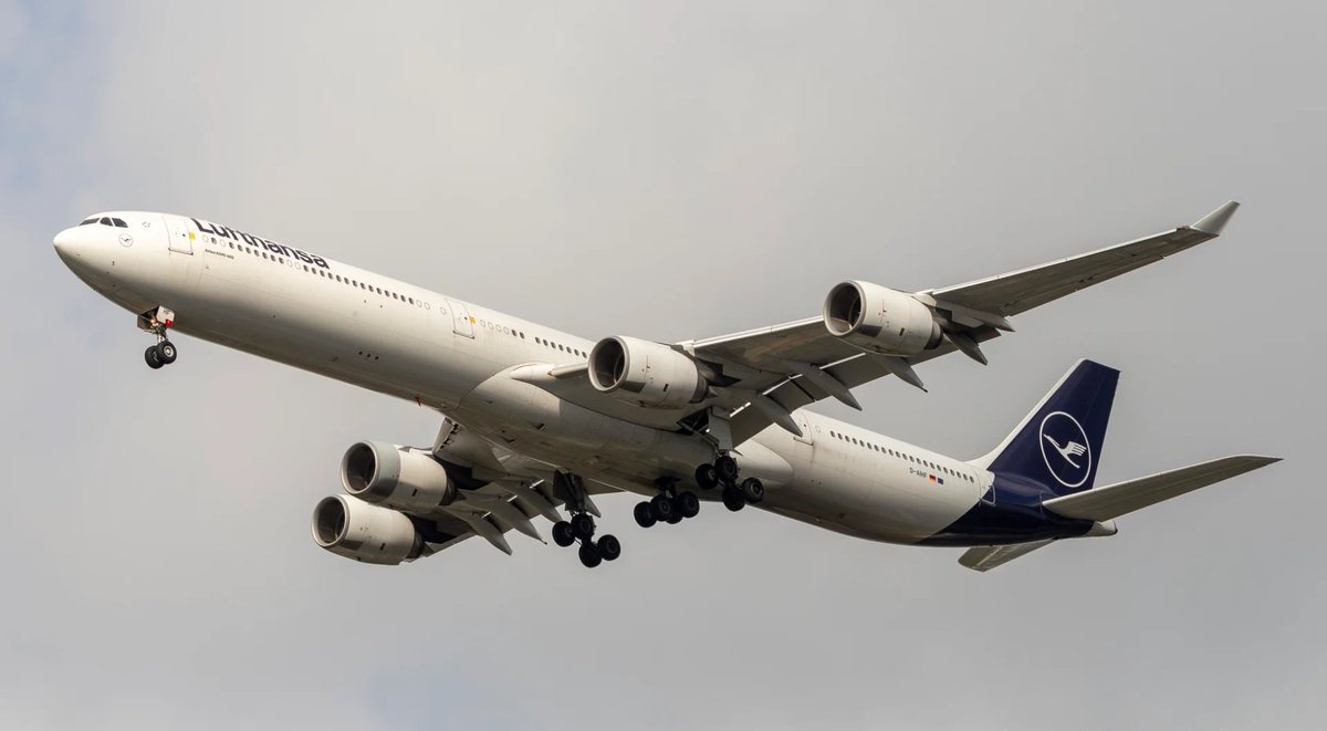 CindyPole09's tweet photo. Thank you and goodbye; you are a classic, truly golden Airbus great for everything.
#AerialPhotography #AircraftPhotography #Airbus #AirbusA340 #A346 #Lufthansa #Frankfurt https://t.co/WX1fDj2UBN