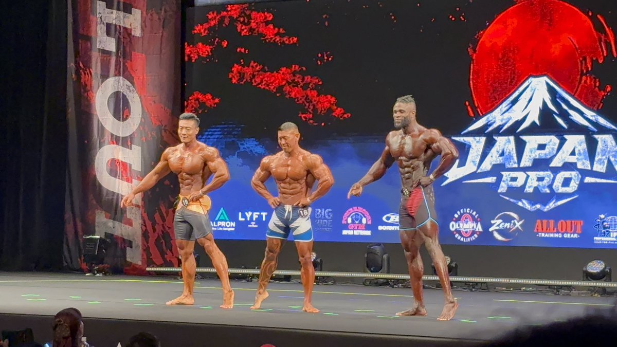 ginreal_'s tweet photo. JAPANPRO刺激をありがとうございました😊💪🔥🔥

#YokokawaNaotaka 
@workouteating 
#zenix #japanpro https://t.co/xgyoFmo7xn