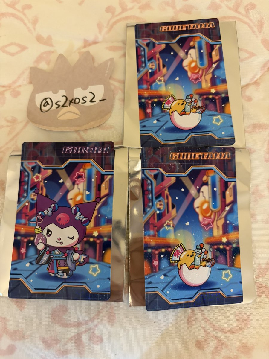 s2xos2_'s tweet photo. 【交換】サンリオ ピューロランド ネオナツマツリⅢ ノベルティ特典

譲:クロミ.ぐでたま2

求:バッドばつ丸

郵送交換のみ。
検索からでもお気軽にお声掛けください。 https://t.co/pZdI1wzBwT