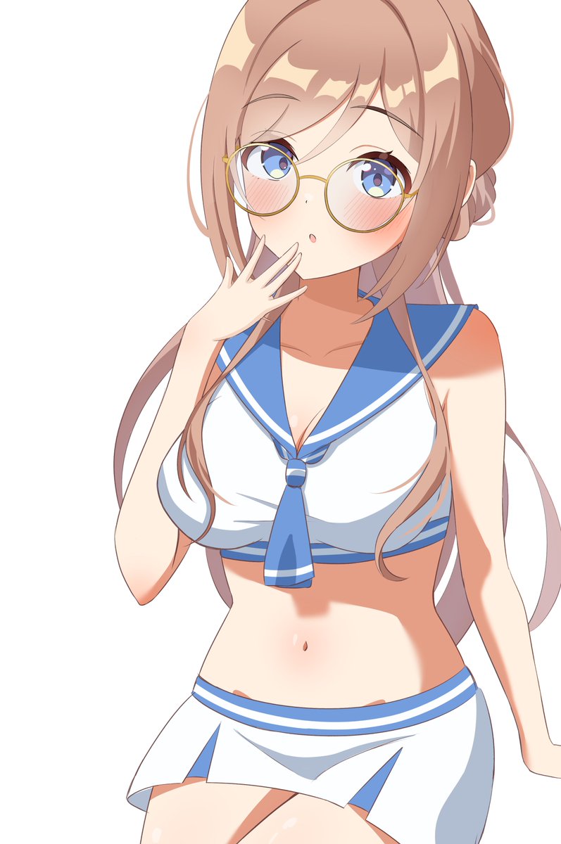 blue_tomato_ao's tweet photo. #はみだしの日
 #はみだし記念祭

メガネ×セーラーミズギ https://t.co/p6mObW9LwC