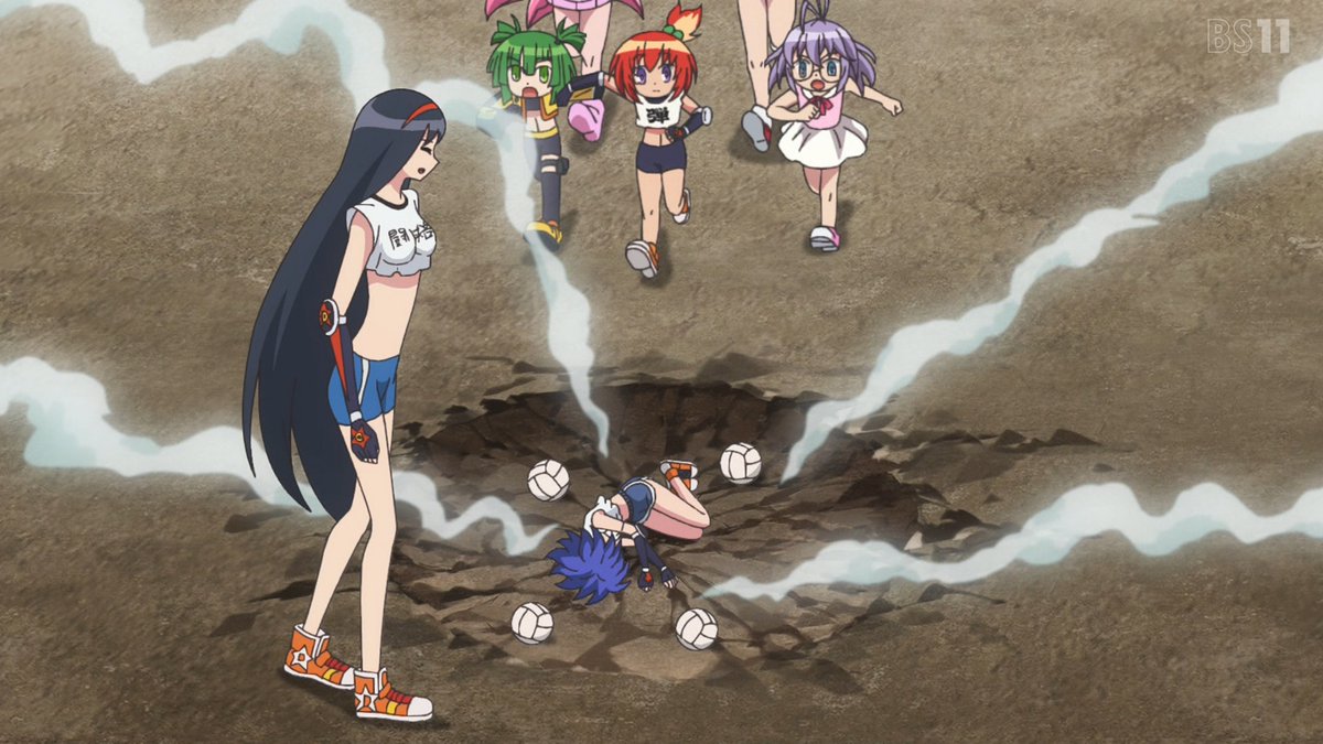 炎の闘球女 ドッジ弾子 第5話 ツイート画像 1