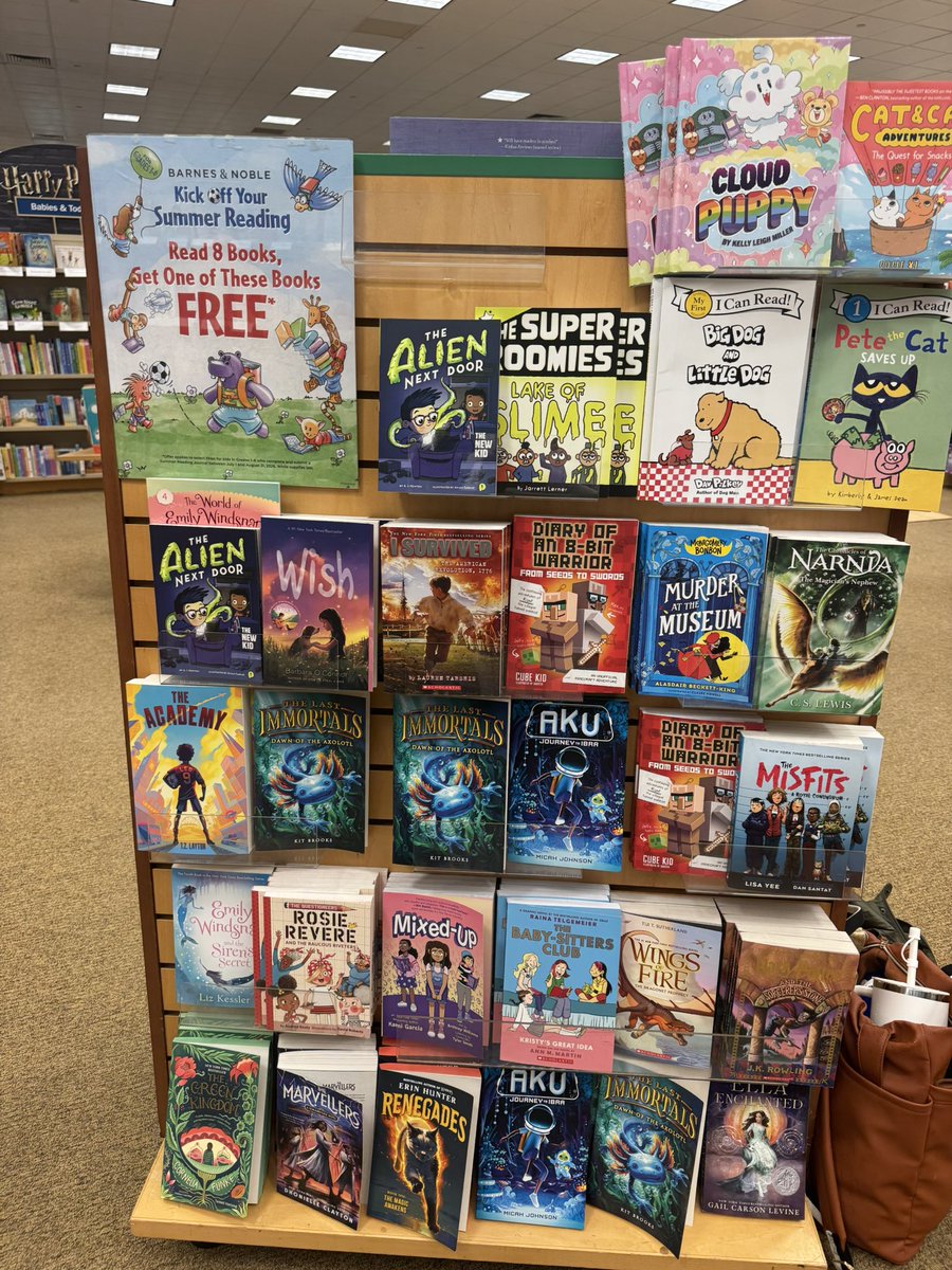 Micah_Johnson3's tweet photo. Go visit a Barnes &amp; Noble near you. 

Out of all the books in the world, they picked @AkuDreams for their summer program. 

I am very proud of that. https://t.co/IM2TqMMeaA