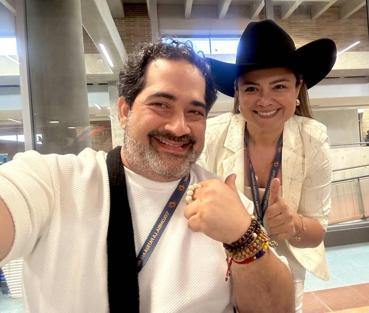millersoto's tweet photo. Compartí con @linamariagarri1… No se imaginan la vibra. Ahí hay fuerza, perrenque, inteligencia y dulzura. 

Qué bacano que haga parte de la construcción de la Patria Milagro.

🫡🇨🇴♥️ https://t.co/9cg5WhHRMD