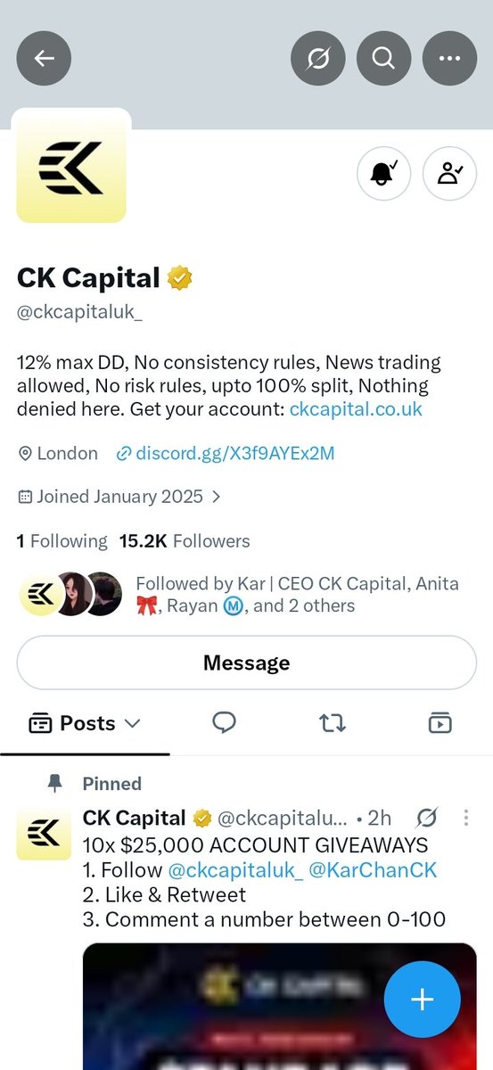 Rayan_MEXCer's tweet photo. @ckcapitaluk_ @KarChanCK 25 

#Ckcapital https://t.co/tBcLVMIGs5