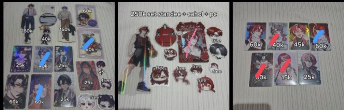WinterBearSnoww's tweet photo. Aku open sharing ya yang sudah dicoret sudah di keep ya 🫣harga kyknya ada yg revisi standee dari infonya~ #warungeos https://t.co/Opsplav9za