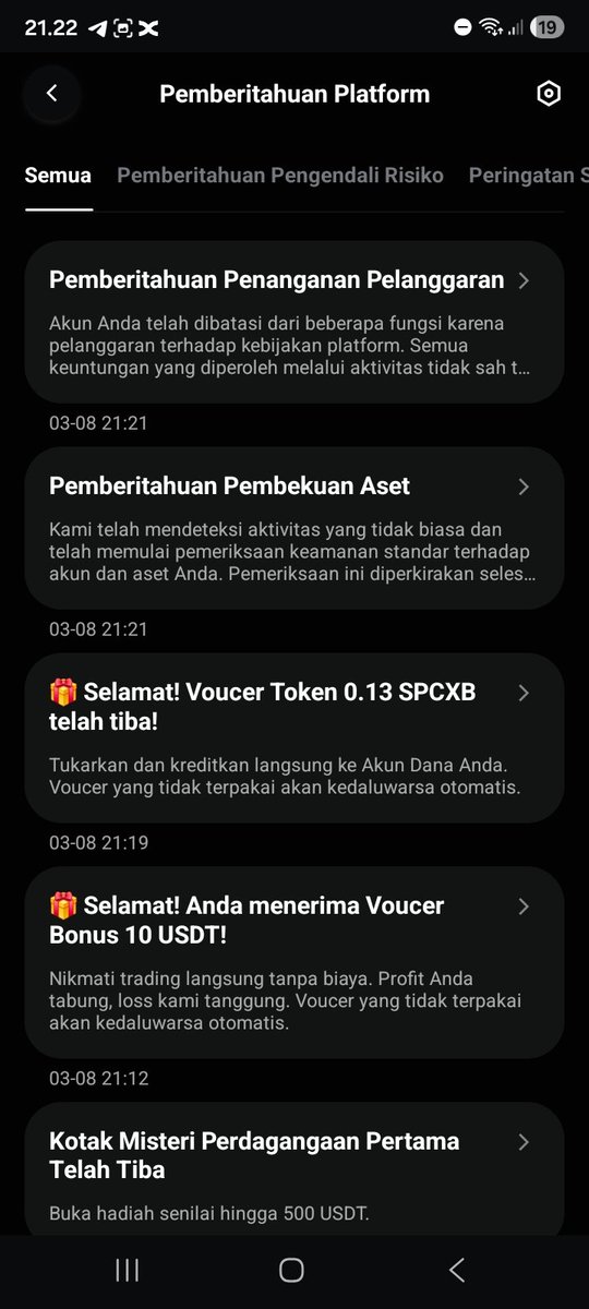 predictkyat's tweet photo. @BingXOfficial My account was suddenly restricted and all trading functions were disabled due to an alleged violation of the BingX Voucher Usage Rules.

I did not intentionally violate any voucher rules, and my account is currently  "under review: https://t.co/gXXMnq4TAo