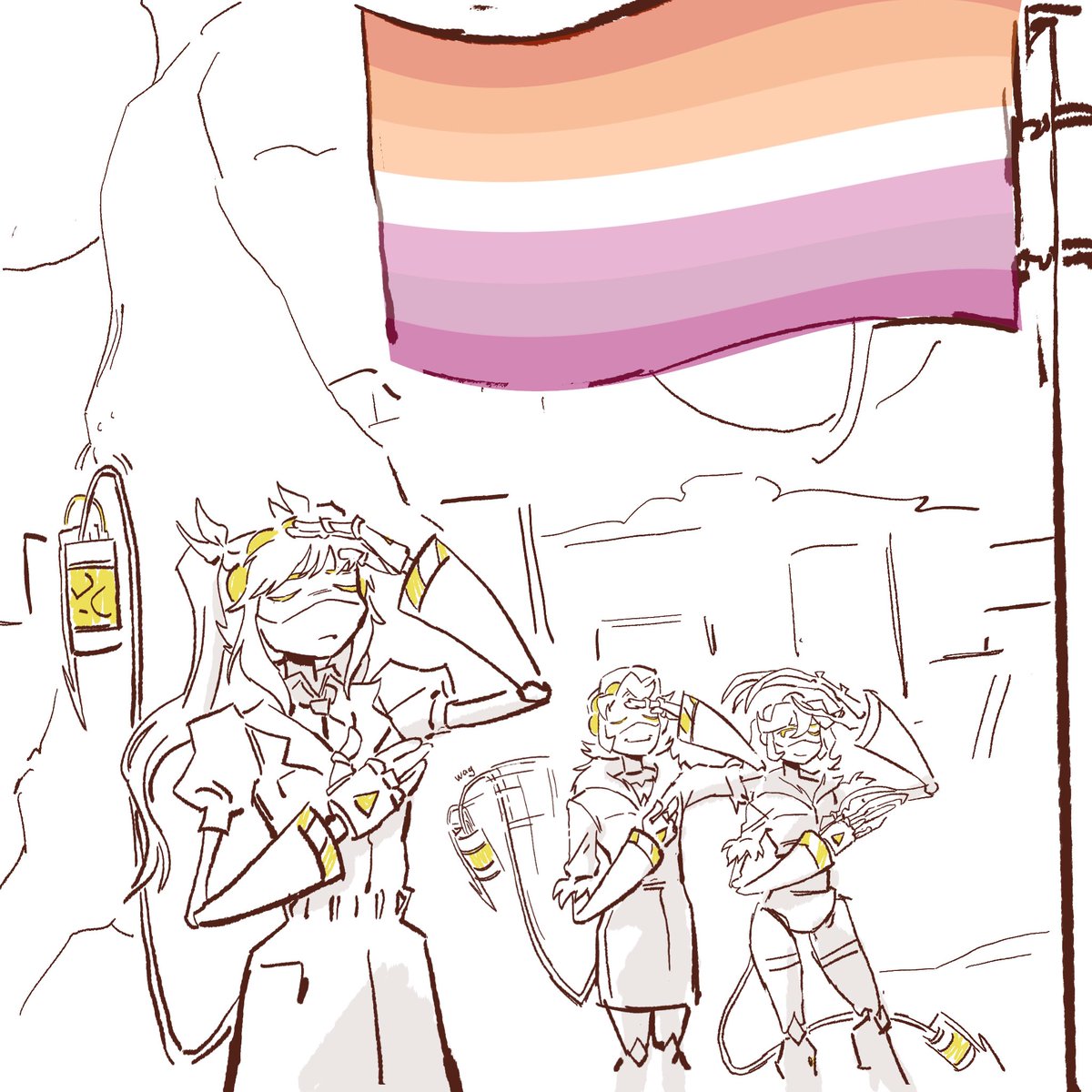 Seraphont's tweet photo. some of july’s patreon sketch requests :P https://t.co/Dxj1PUqmyY