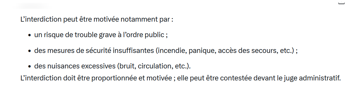 FrLeBourgeois's tweet photo. @MbalaDieudo L'état à tous les droits ! Même d'interdire un spectacle ouvert au public sur une propriété privée. Sauf qu'ici ce n'est pas motivé car pas de trouble grave, pas de mesures de sécurité insuffisantes, pas de nuisances excessive. A chaque fois, les juges donnent raison à Dieudonné. https://t.co/ydlMlvcegH