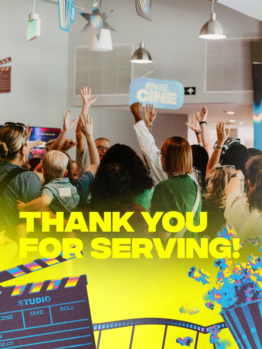 lpconnect's tweet photo. World Changers. From every popcorn bag to baptism towel, you made someone’s first experience at church a good one! The book of James calls us to not just be hearers of the Word of God, but to be doers. Thank you, serve teams, for living out God’s calling on your life. 🎉 https://t.co/8riMRcE6vJ
