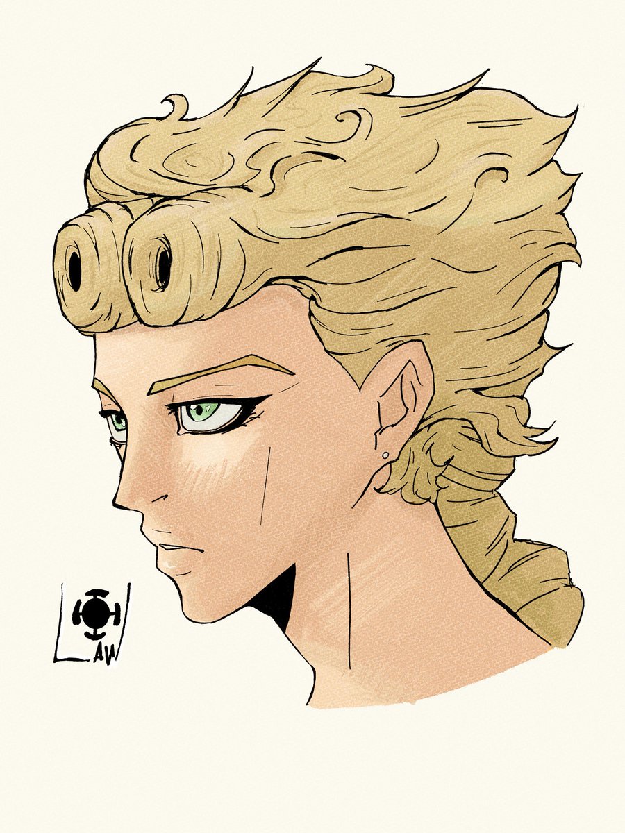 Law_Goatesque's tweet photo. Giorno Giovanna #giorno #jjba #jjbafanart https://t.co/JXg8lVm7Eq