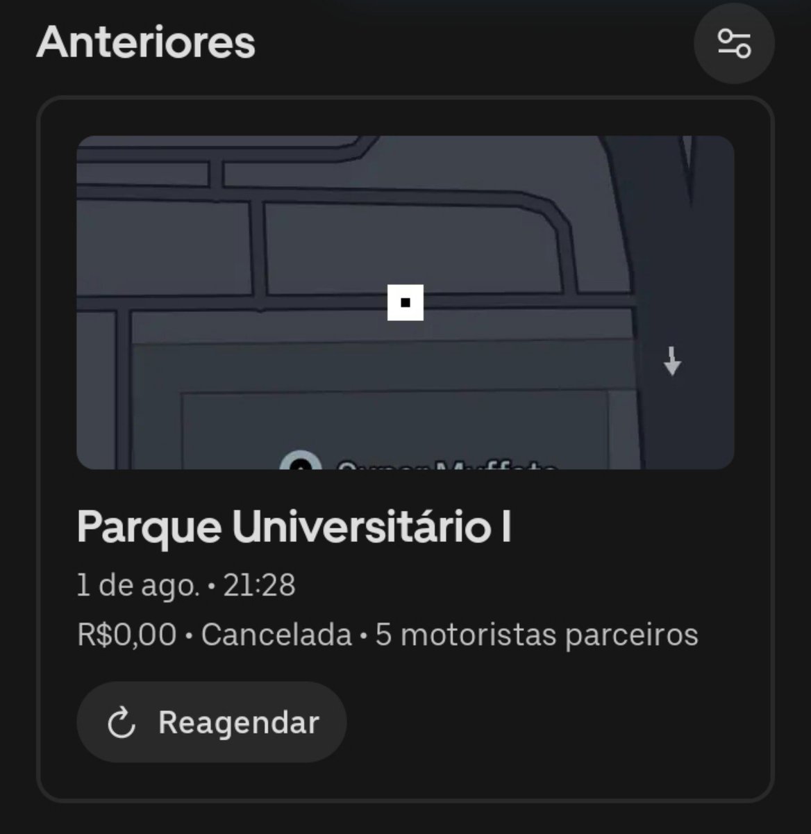 joaovicon's tweet photo. Ultimamente conseguir um carro sem passar raiva com a Uber tem se tornado corriqueiro. 5 MOTORISTAS pegaram minha corrida e desses 5, 4 deles cancelaram! Desisti no quinto e pedi uma corrida no 99! https://t.co/sLogUVYMAN
