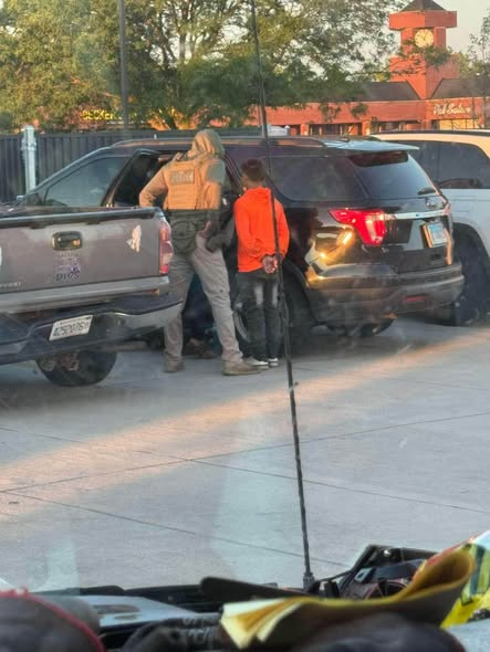 KimKatieUSA's tweet photo. ICE detained five people from this one vehicle this morning in Naperville, Illinois.  

They are hitting Chicago and the suburbs hard before the tortas can wake up and start interfering.  

Big or small, deport them all. https://t.co/gaproHUcVM