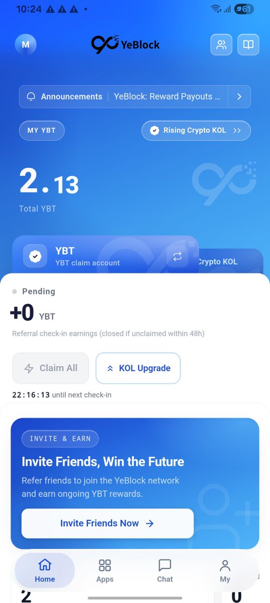 jasonhew05's tweet photo. Join YeBlock mining using my invitation code👇
https://t.co/piBtqTd1yK https://t.co/NUpqvK5h95