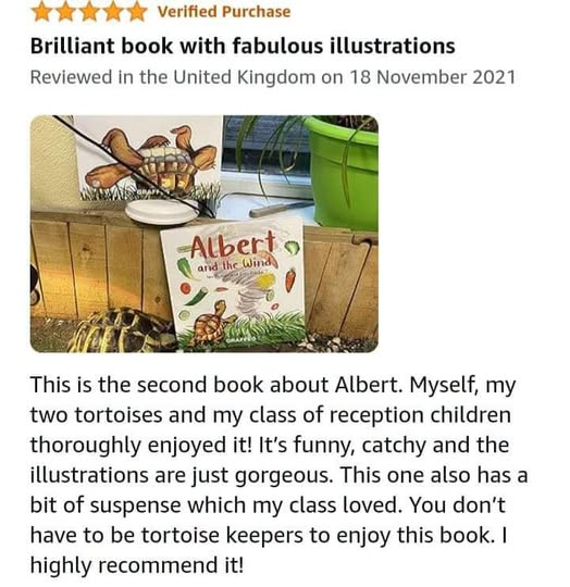 AlbertTortoise's tweet photo. FUNNY, GORGEOUS, HIGHLY RECOMMEND... Super 5* #Praise for #ALBERTthetortoise #books from a #school. Please keep posting YOUR #BookReviews. #AvailableNow 10 #ALBERT #picturebooks, 3 #BoardBooks &amp; #ActivityBook. https://t.co/sGYhBlFUhP
#review #tortoise #bookseries #illustrated https://t.co/COGmll0rzK