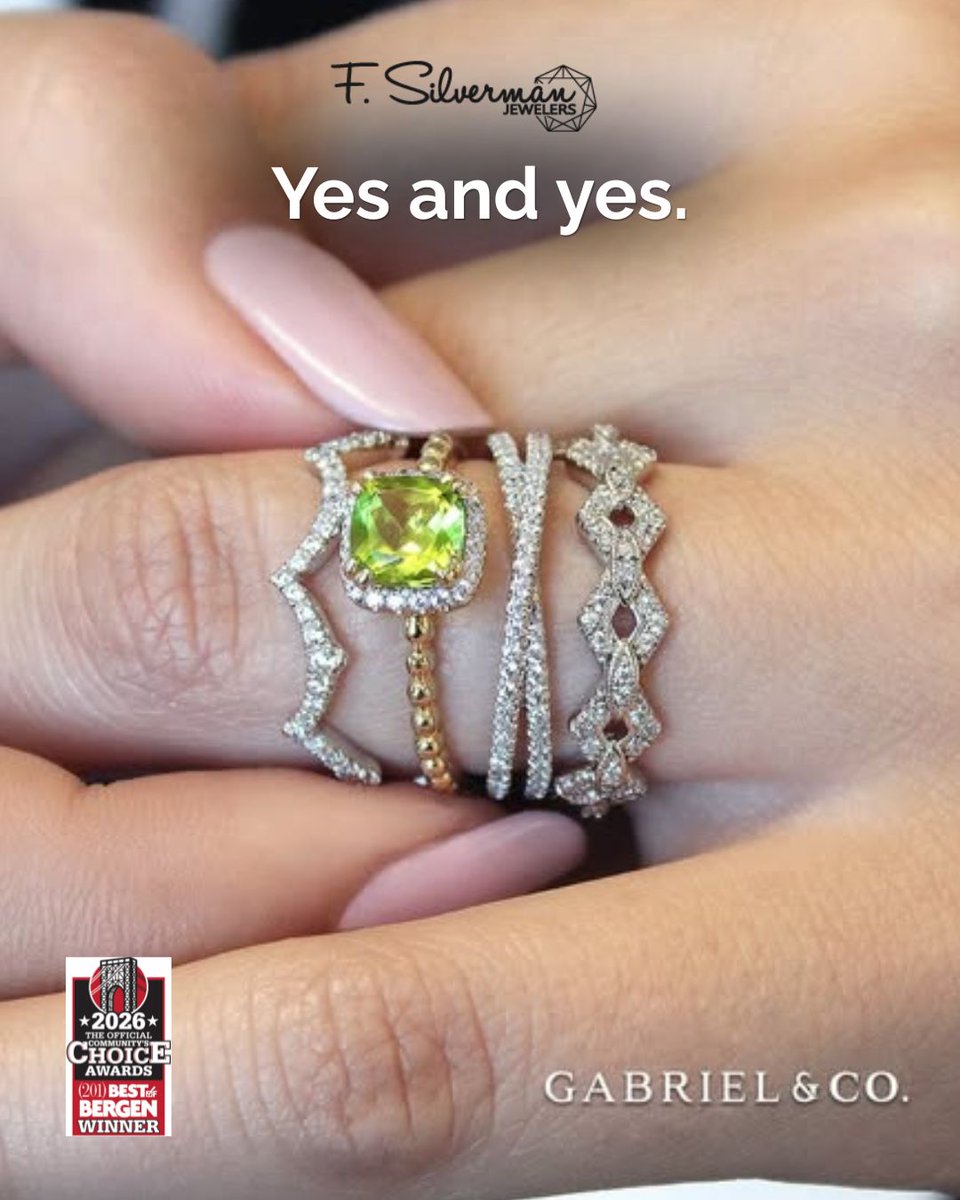 FSilverman1's tweet photo. August birthdays deserve something as vibrant as they are. 

💚 Peridot &amp; spinel — two stunning birthstones, zero boring options. 

Find yours at F. Silverman Jewelers in Bergen County. https://t.co/d0IeZGfccn

Best Jewelry Store in Bergen County 4 years running. Mon–Sat 11am–6pm https://t.co/wQQj7CA21i