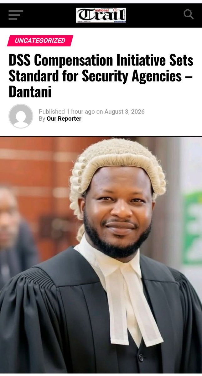 Ndatsu9ja's tweet photo. "He expressed hope that the initiative by the DSS DG would usher in a new era in which all security agencies would embrace accountability, uphold constitutional rights &amp; ensure that innocent citizens affected by operational errors receive justice &amp; appropriate compensation." https://t.co/FsKLNcvJ3G