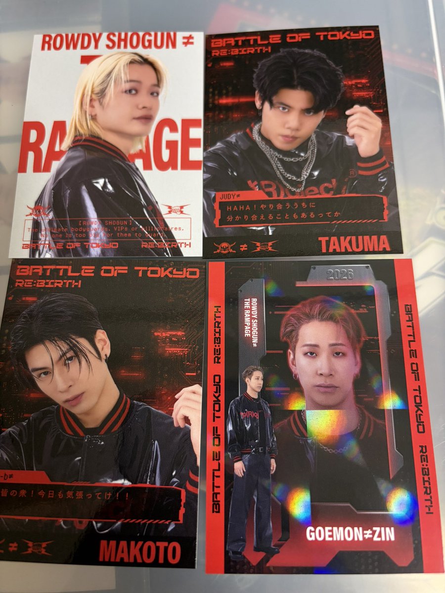 tori__mini's tweet photo. BOT ランペ 交換

譲）陣シクレ、後藤拓磨、山本彰吾、
      長谷川慎

求）鈴木昂秀
      川村壱馬（↔長谷川慎）

8/8サイフィ有明、8/24.25BOT
会場付近にて手渡し交換希望 https://t.co/5cuMvoqBBo