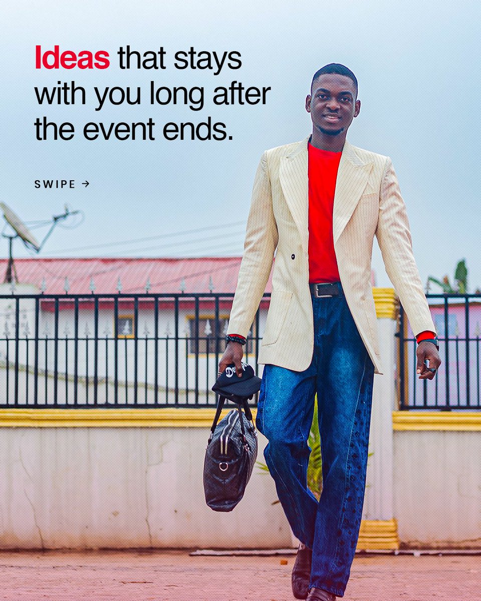 _tedxakure's tweet photo. Not every meaningful conversation starts with a notification.
Some start with, "Hi, is this seat taken?"

Real conversations. Real people. Real impact.

Only at TEDxAkure.

🎟️ Lock in your seat now. Link in bio

#TEDxAkure2026
#ScalingForImpact
#BeThereLIVE
#FYP https://t.co/wxjekS0W94