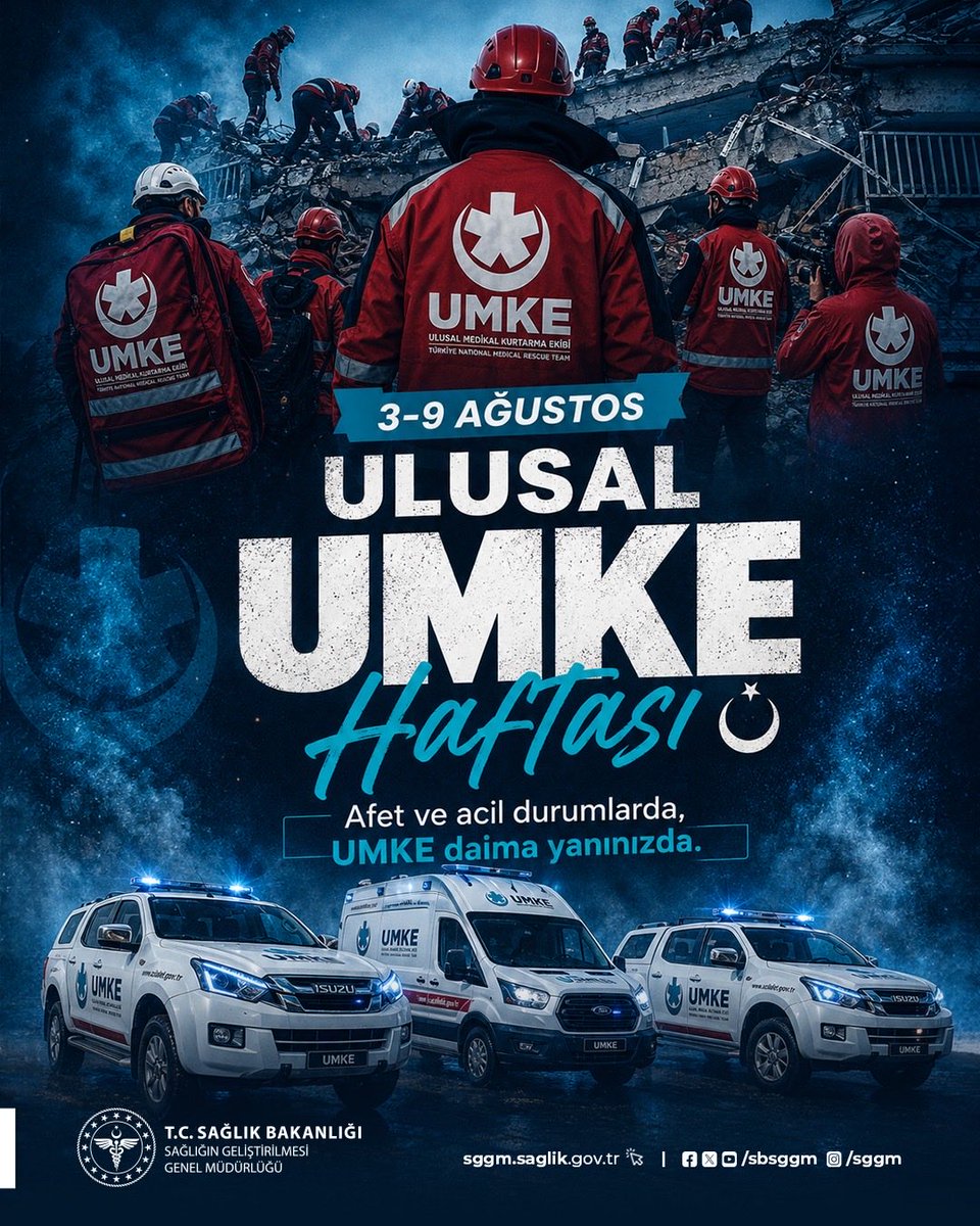 sbsggm's tweet photo. İnsan neredeyse UMKE orada! 
Hayatın her köşesinde, her zorlukta…

#SağlıklıTürkiyeYüzyılı
#SağlığıGeliştirenTürkiye
#UMKE https://t.co/IcUCgQSgiK